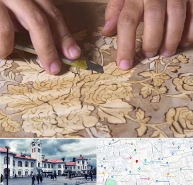 کلاس معرق در میدان شهرداری رشت