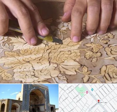 کلاس معرق در مصلی مشهد