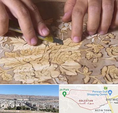 کلاس معرق در شهرک گلستان شیراز