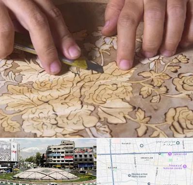 کلاس معرق در مرکز تهران