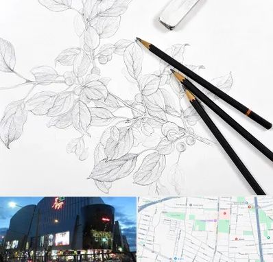 کلاس طراحی با مداد در بلوار اباذر