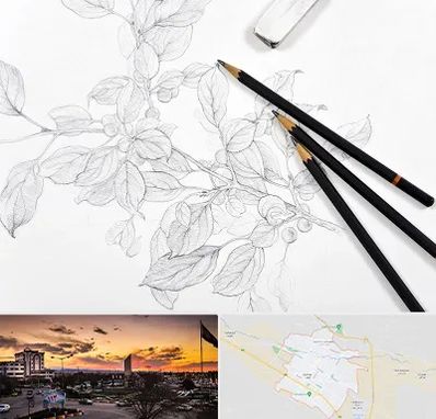 کلاس طراحی با مداد در قوچان