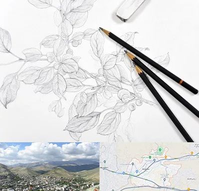 کلاس طراحی با مداد در رودهن