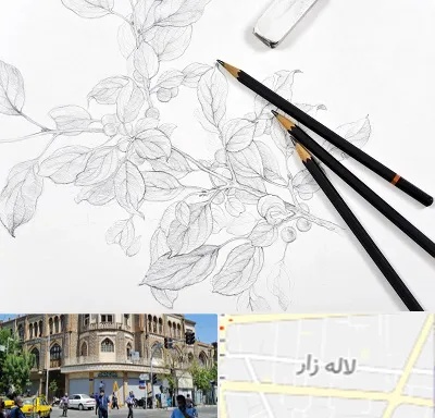 کلاس طراحی با مداد در لاله زار
