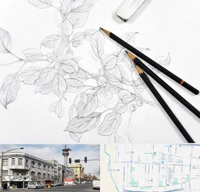 کلاس طراحی با مداد در 17شهریور