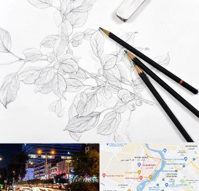 کلاس طراحی با مداد در کیانپارس اهواز