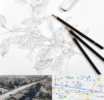 کلاس طراحی با مداد در فرجام