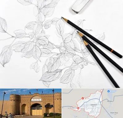 کلاس طراحی با مداد در ایرانشهر