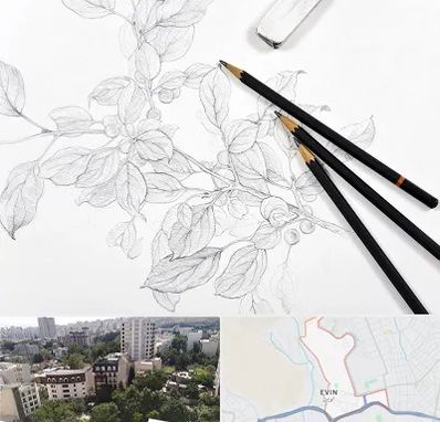 کلاس طراحی با مداد در اوین