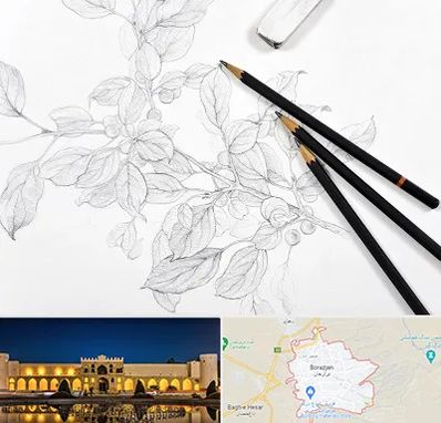 کلاس طراحی با مداد در برازجان