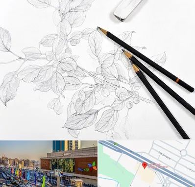 کلاس طراحی با مداد در لاله پارک تبریز