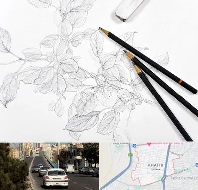 کلاس طراحی با مداد در خطیب تبریز