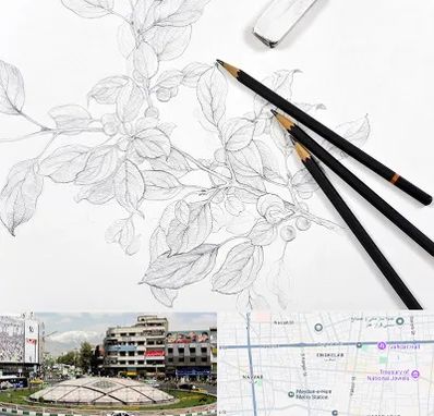 کلاس طراحی با مداد در مرکز تهران