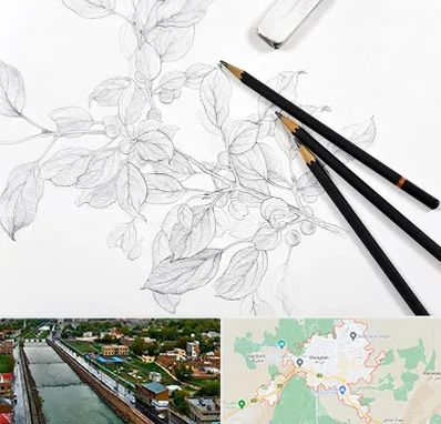 کلاس طراحی با مداد در مراغه