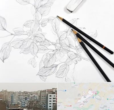 کلاس طراحی با مداد در محمد شهر کرج