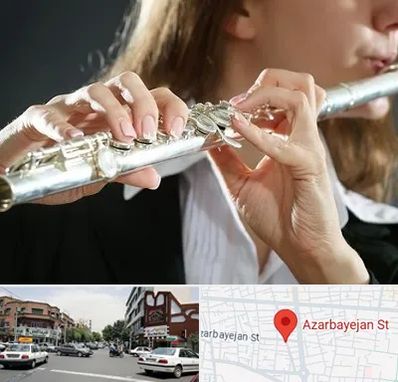 آموزشگاه فلوت در خیابان آذربایجان