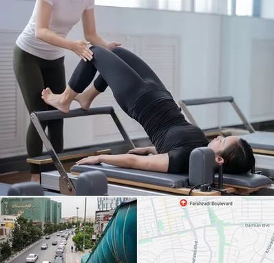 مربی پیلاتس در بلوار فرحزادی