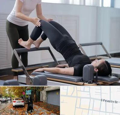 مربی پیلاتس در خیابان فلسطین