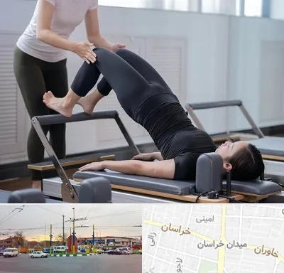 مربی پیلاتس در میدان خراسان