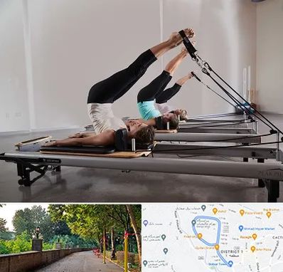 کلاس پیلاتس در فلکه گاز رشت