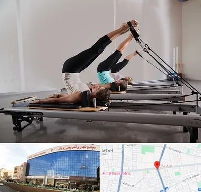 کلاس پیلاتس در نصف راه تبریز