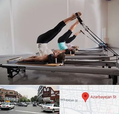 کلاس پیلاتس در خیابان آذربایجان