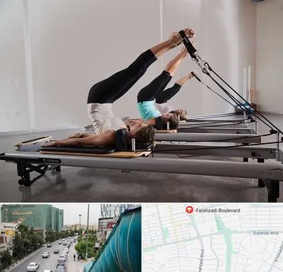کلاس پیلاتس در بلوار فرحزادی