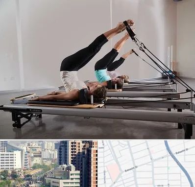 کلاس پیلاتس در خیابان بهشتی