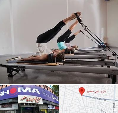 کلاس پیلاتس در امین حضور