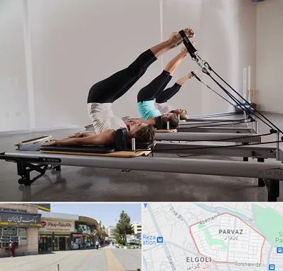 کلاس پیلاتس در پرواز تبریز