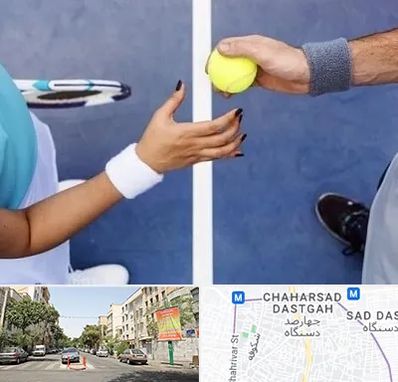 مربی تنیس در چهارصد دستگاه