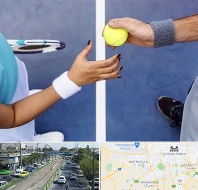 مربی تنیس در جنوب تهران