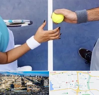 مربی تنیس در شهرک راه آهن