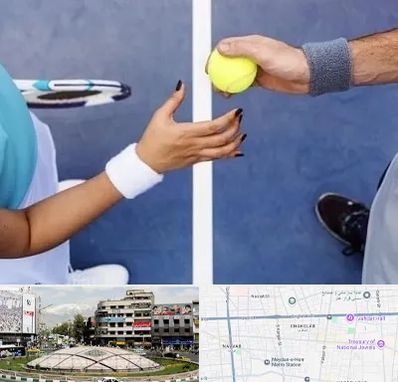 مربی تنیس در مرکز تهران