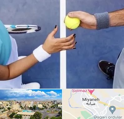 مربی تنیس در میانه