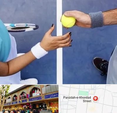 مربی تنیس در 15 خرداد