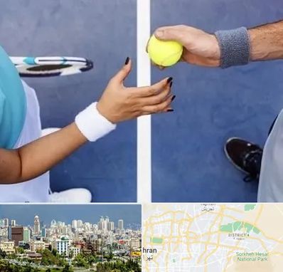 مربی تنیس در شرق تهران