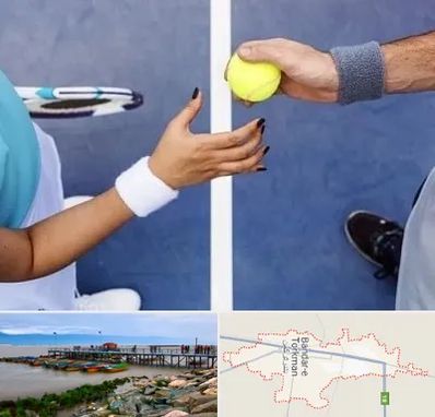 مربی تنیس در بندر ترکمن