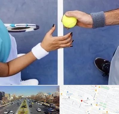 مربی تنیس در بلوار معلم مشهد