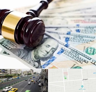 وکیل بانکی در خیابان دامپزشکی