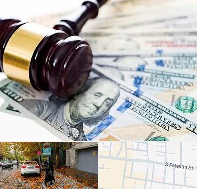 وکیل بانکی در خیابان فلسطین