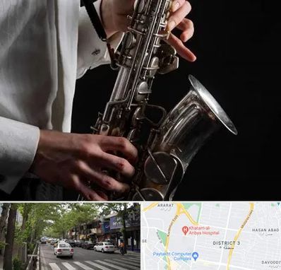 آموزشگاه ساکسیفون در ظفر 