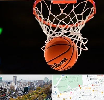 مربی بسکتبال در بلوار کشاورز 