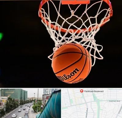 مربی بسکتبال در بلوار فرحزادی