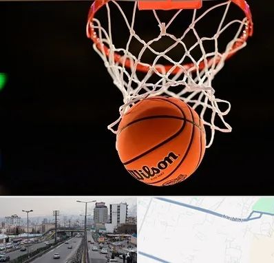 مربی بسکتبال در بلوار ارتش