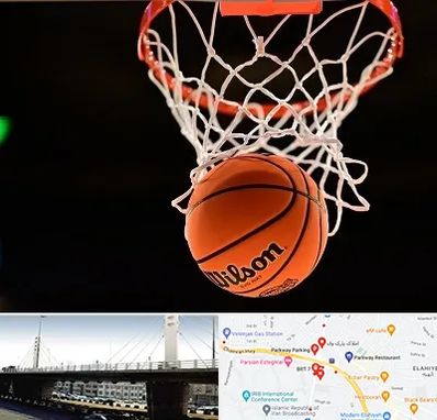 مربی بسکتبال در پارک وی 