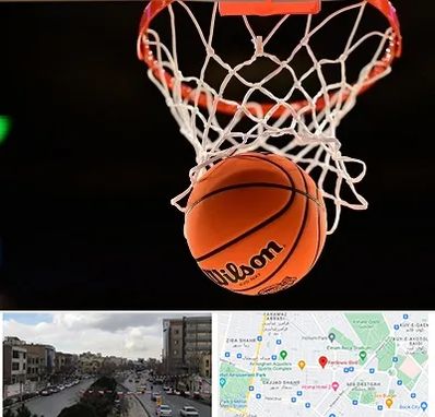 مربی بسکتبال در بلوار فردوسی مشهد