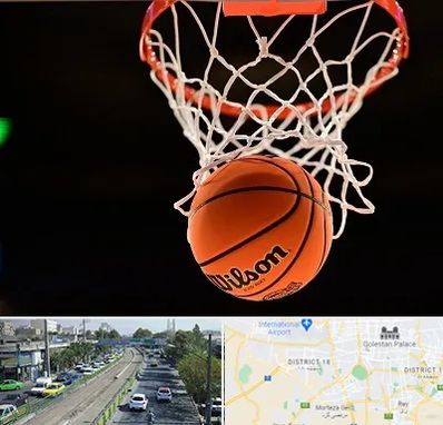 مربی بسکتبال در جنوب تهران 