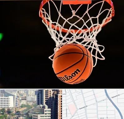 مربی بسکتبال در خیابان بهشتی