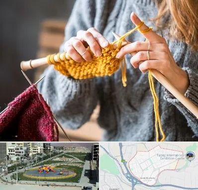 کلاس بافتنی در مرزداران تبریز